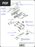 Kato N Scale FEF 844 Parts List | PDF