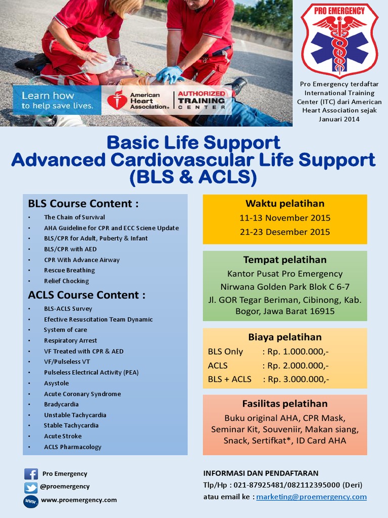 BLS ACLS Brosure | PDF