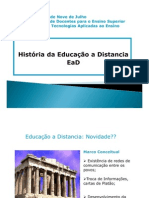 História do Ensino a Distância –EAD