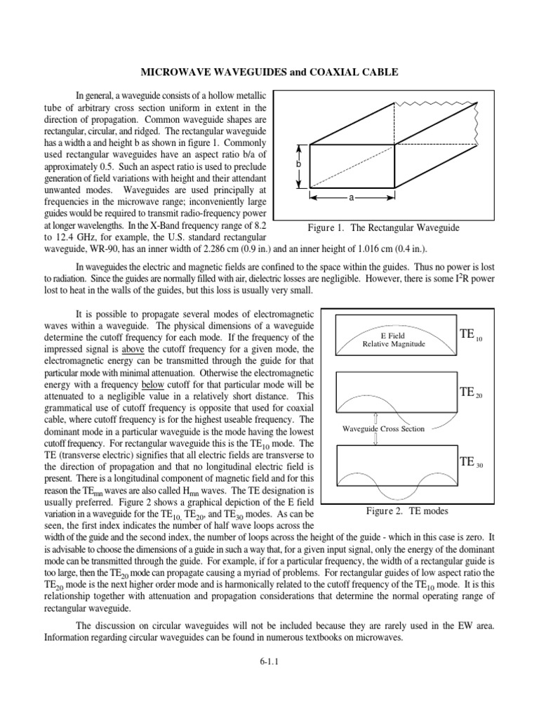 Waveguide Coaxial Cable | PDF