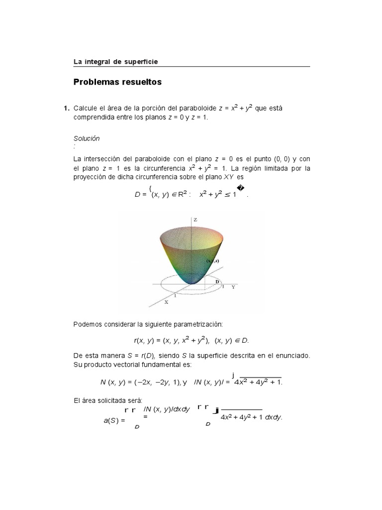 Int Superficie Pdf Integral Curva