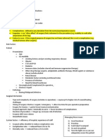 3) Perioperative Complications