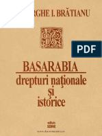 Basarabia, Drepturi Naționale Și Istorice (Gheorghe Brătianu)