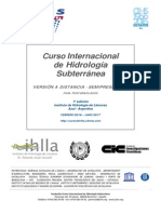 Curso Internacional de Hidrología Subterránea VERSIÓN A DISTANCIA - SEMIPRESENCIAL