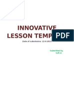 Innovative Lesson Tempalte