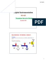 Digital Instrumentation: Transistor Inverter Design Transistor Inverter Design