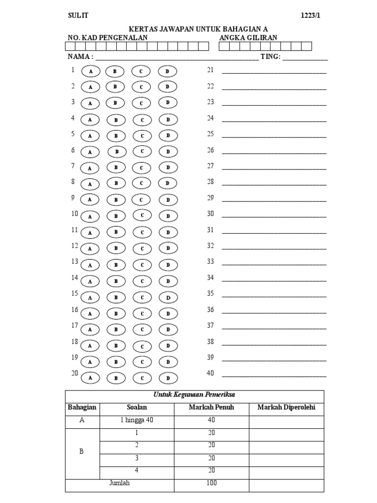 Kertas Jawapan Modul Spm Pendidikan Islam Kertas 1 Pdf