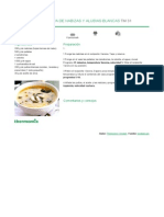 Recetario ThermomixÂ® - Vorwerk EspaÃ±a - Sopa de nabizas y alubias blancas - 2012-12-13