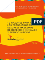 10 Razones para Que Las Trabajadoras Sexuales Hablemos de Derechos Sexuales y Reproductivos