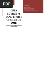 Open Source Vs SaaS