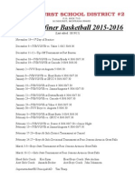 Sunburst Basketball 2015-2016