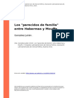 Gonzalez Julian (2010) - Los Parecidos de Familia Entre Habermas y Mouffe