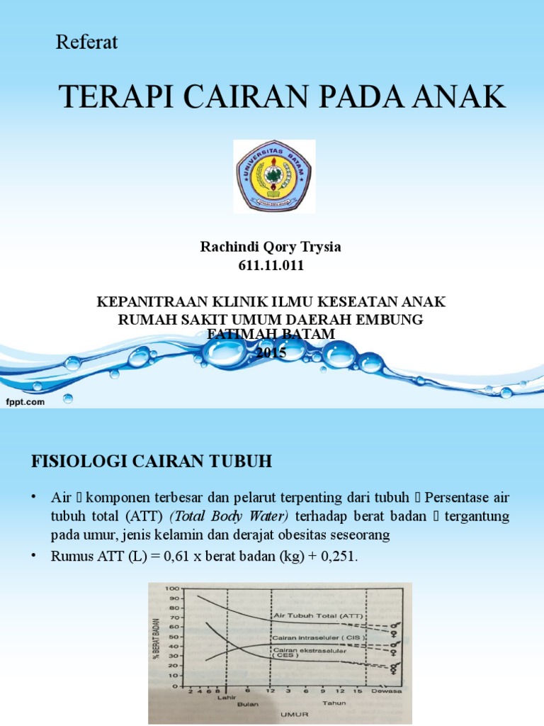 PPT Terapi Cairan Pada Anak