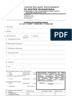 Formulir Pendaftaran PKBM Ristek Nusantara Jakarta