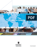 MSC in Finance Brochure