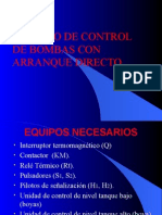 Tablero de Control de Bombas Con Arranque Directo