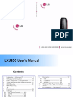 LXU800 Userguide
