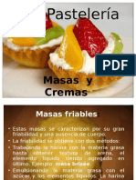 Masas Base en Pasteles