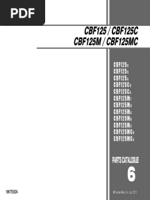 Service Manual HONDA CBF125 