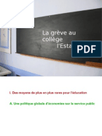 Explications des problème au collège l'estaque