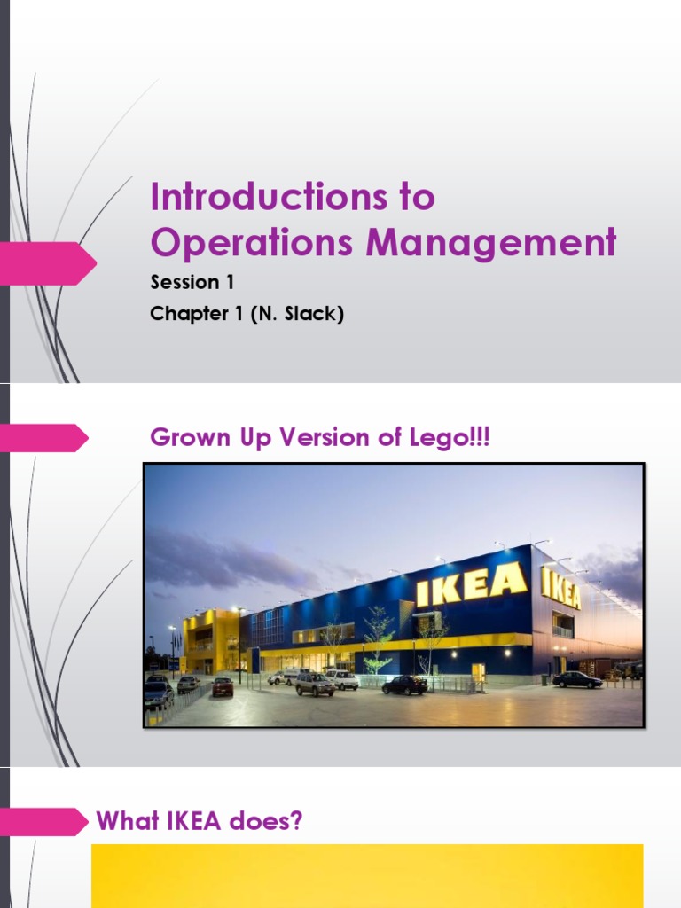 Introduction to Operations Management Concepts | PDF