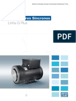 WEG Alternadores Sincronos Linha g Plus 50013799 Catalogo Portugues Br