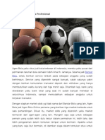 Agen Bola Indonesia Profesional