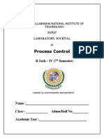 Process Control: B.Tech - IV (7 Semester)