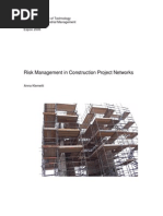 Download Risk Management in Construction Project Networks by jkwt1027 SN28668043 doc pdf