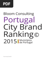 Bloom Consulting City Brand Ranking Portugal