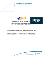 Guia Sectorial de Formulación de Terminos de Referencia