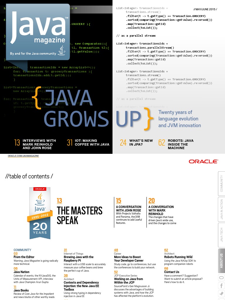 Javamagazine20150506 Java Virtual Machine Net Beans - 