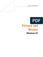 CEH v8 Labs Module 07 Viruses and Worms PDF