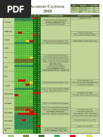 2010 Academic Calender of Maldives