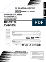 JVC RX-ES1SL - XV-N55SL DVD Player Home Cinema PDF