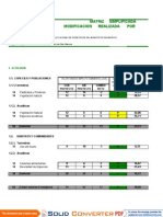 Matriz Laguna de Oxidación San Marcos-Sucre