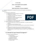 Principles of Business Managemet Chapter:-1 Management-Meaning of Management