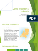 Como Exportar A Holanda