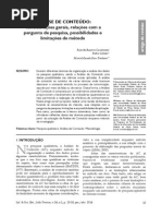 Analise de Conteudo Categorial 