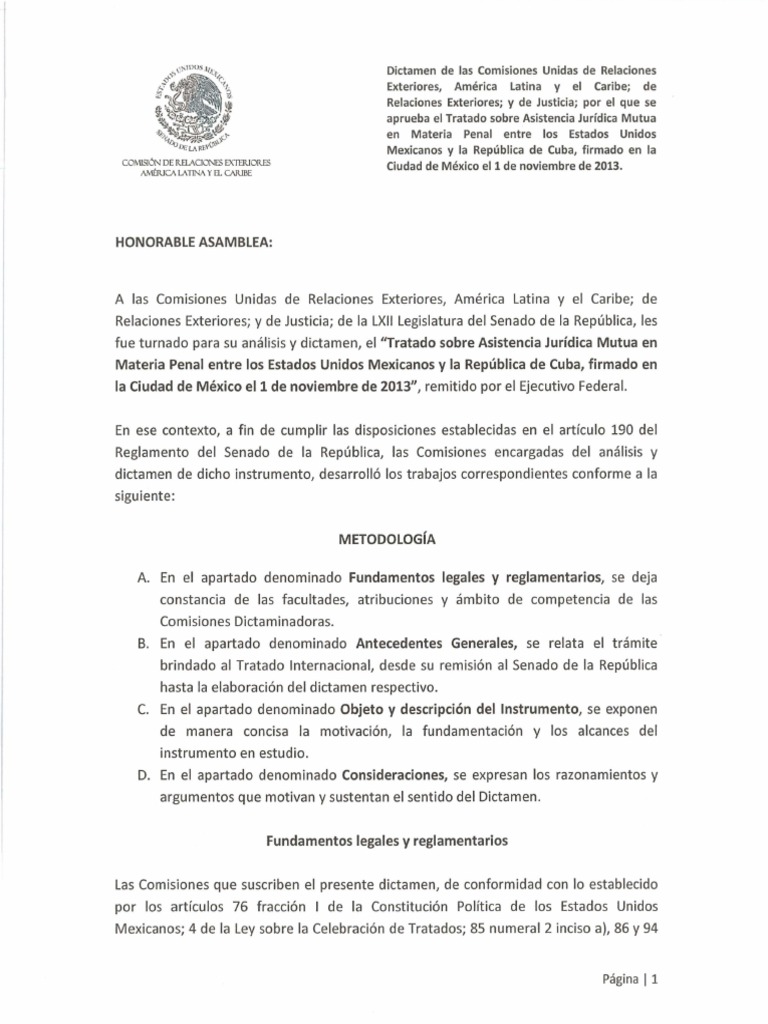 210115 Tratado sobre Asistencia Jurídica Mutua en Materia Penal entre