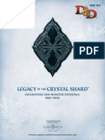Legacy of the Crystal Shard DDEncounters Monster Statistics for DDNext