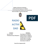 Trabajo de radioactividad