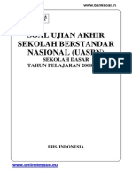 Soal Bahasa Indonesia Uasbn 2009 PDF