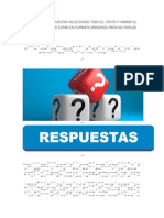 Acertijos Para El 10 Porciento de La Poblacion - Respuestas