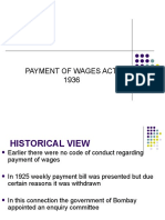 Payment of Wages Act, 1936