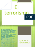 Diapositivas del terrorismo