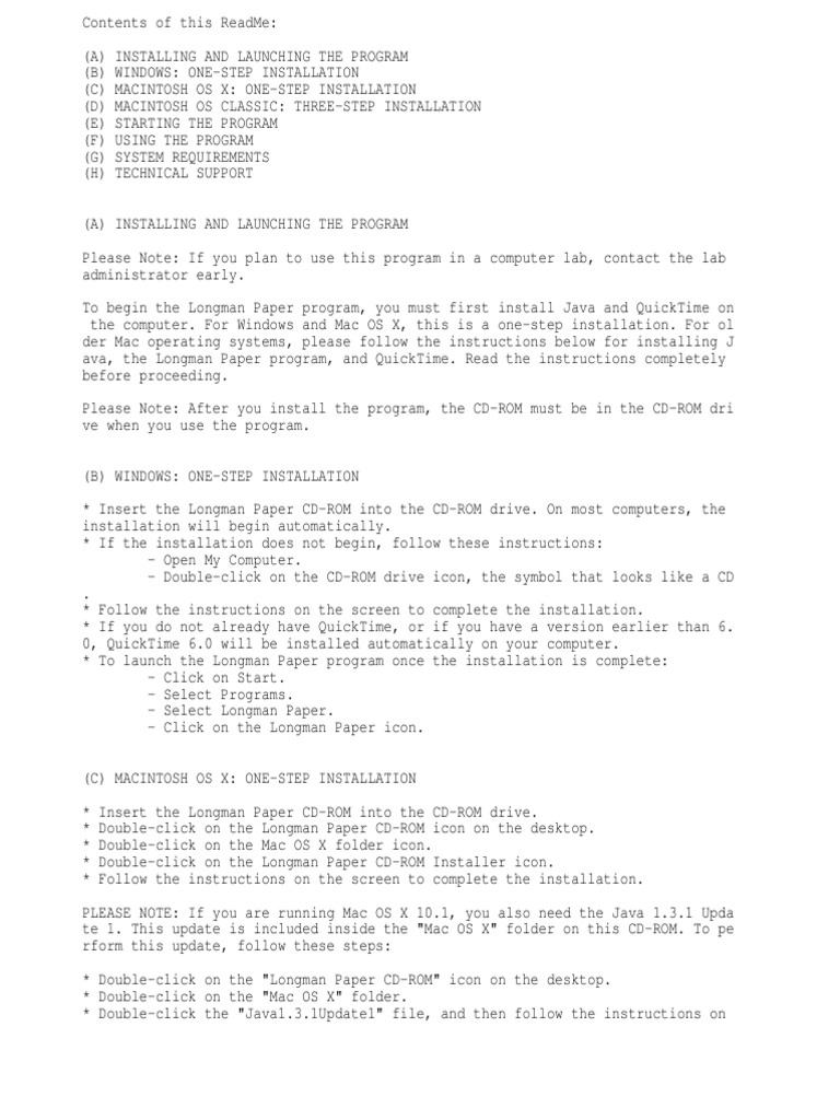 Read Me | PDF