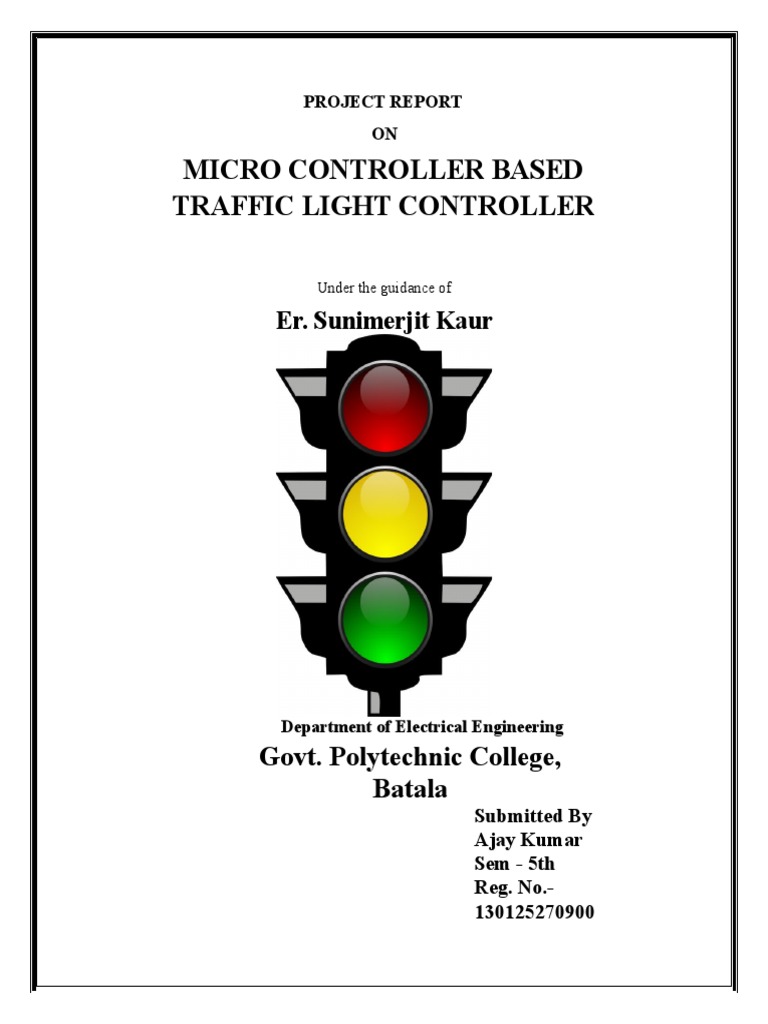 Microcontroller Traffic Light System | PDF | Power Supply | Rectifier