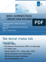 Biro Administrasi Umum Dan Keuangan