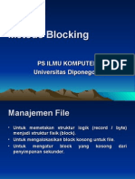 Sesi 3 - Metode Blocking